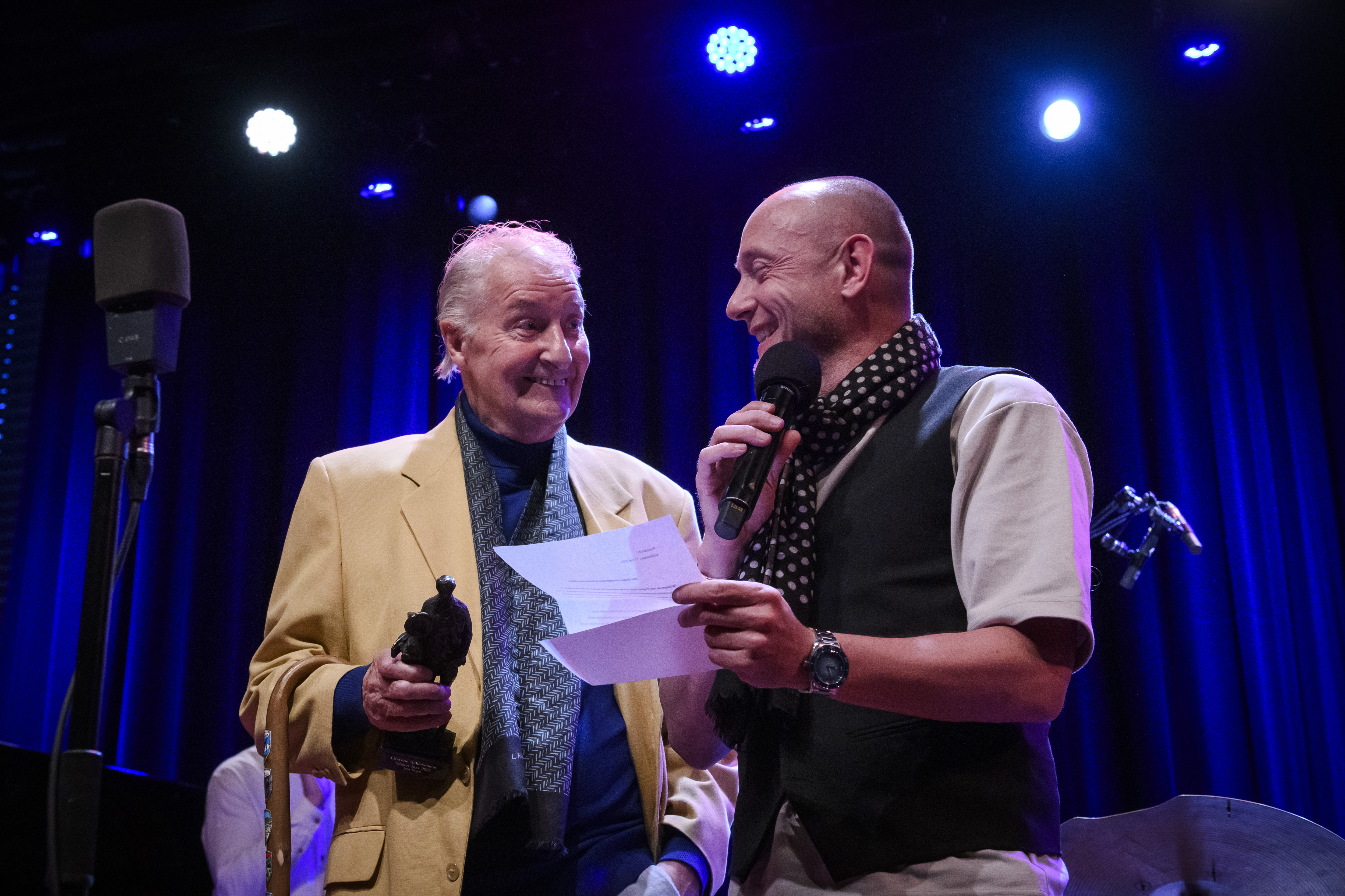 John Engels ontvangt Lifetime Achievement Edison Jazz 2025