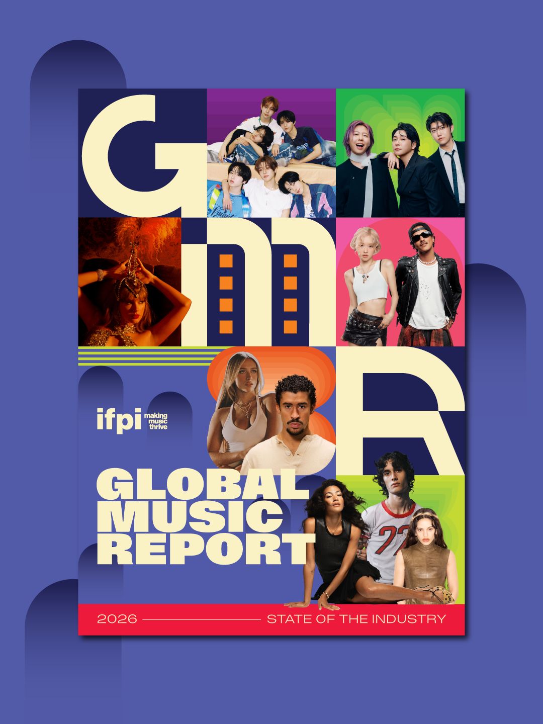 Wereldwijde muziekindustrie groeide met 6,4% in 2025 Wereldwijde muziekindustrie groeide met 6,4% in 2025